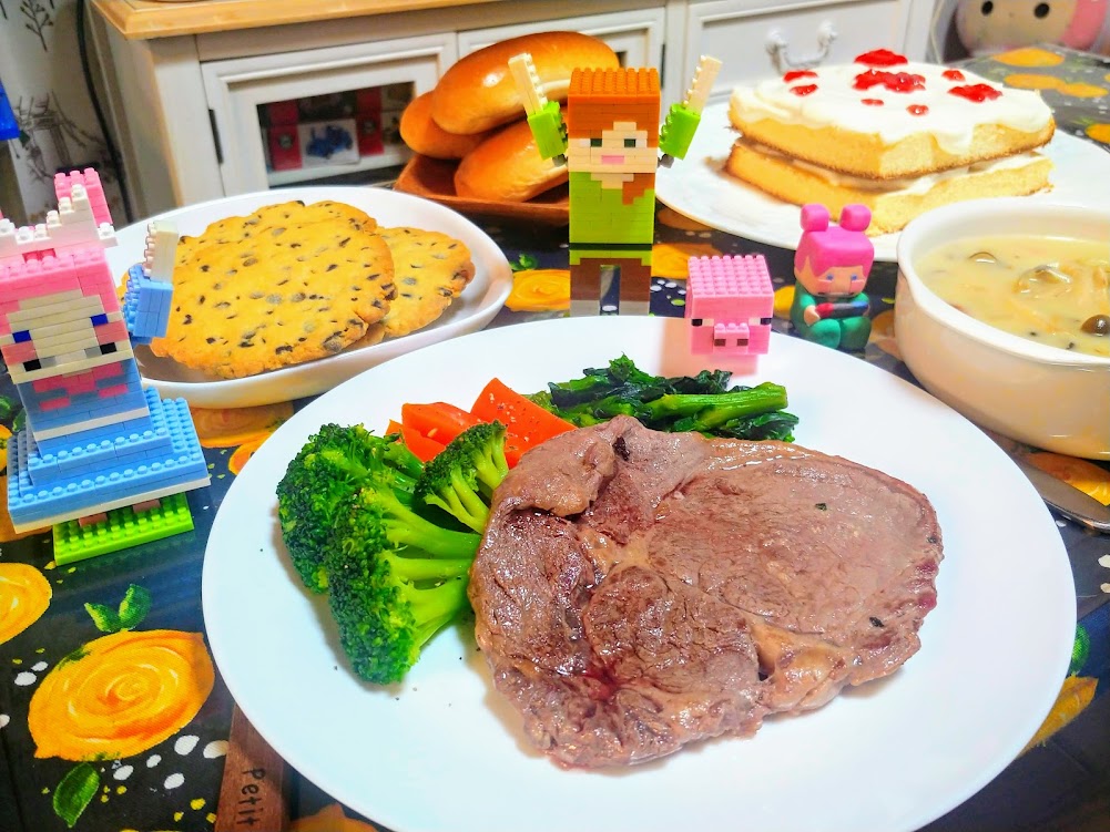 マイクラっぽい夜ご飯